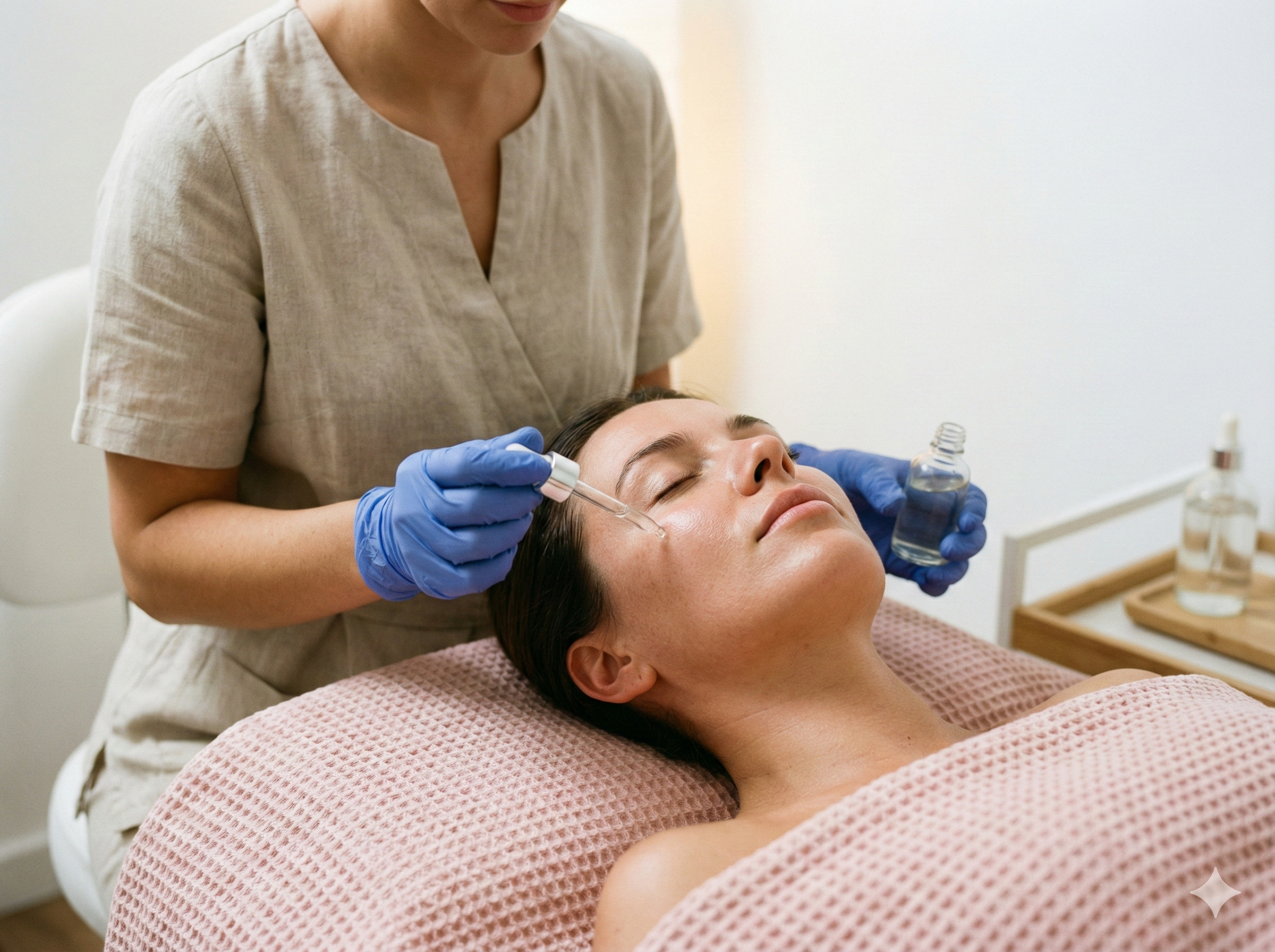 Professionelle Gesichtsbehandlung
